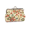 Flower Printed Cloth Kiss Lock Wallets PW-WGD3089-02-1