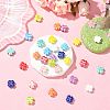 30Pcs 10 Colors Handmade Porcelain Beads PORC-FS0001-51-6