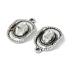 Tibetan Style Alloy Hat Pendants TIBEP-1023-AS-LF-2