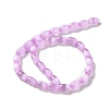Macaron Color Natural Selenite Beads Strands X1-G-B102-A01-04-2
