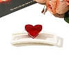 Heart Plastic Claw Hair Clips PW-WG64998-02-1