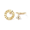 Ion Plating(IP) 304 Stainless Steel Stud Earring Finding EJEW-I285-21G-2