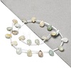 Natural Flower Amazonite Beads Strands G-Q167-A10-01-2