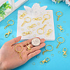 30Pcs Iron Split Key Rings FIND-TA0011-16-6