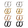 Titanium Steel Hoop Earrings STAS-TA0001-23A-8