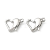 304 Stainless Steel Lobster Claw Clasps STAS-L022-518P-1