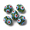 Glass Enamel Beads GLAA-C038-01F-1