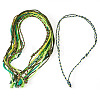 12Pcs Polyester & Spandex Cord Necklaces Making AJEW-TAC00069-2
