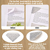 Glitter Imitation Leather Book Corner Protectors AJEW-TAC0038-03A-4