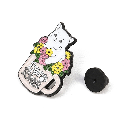 PAW POWER Colorful Enamel Pins JEWB-L027-04EB-01-1