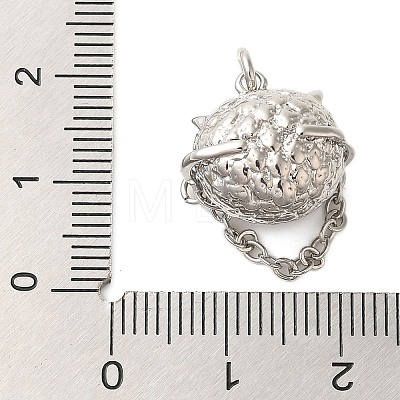 Brass Micro Pave Cubic Zirconia Pendants KK-A228-01P-1