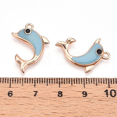 Alloy Enamel Pendants ENAM-T022-05A-1