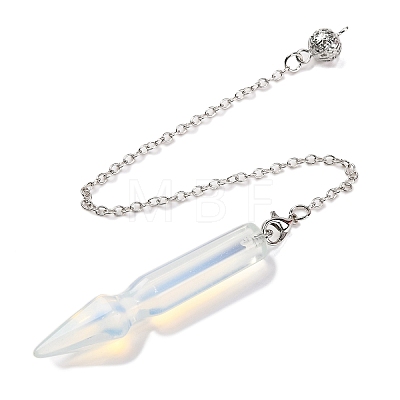 Opalite Pointed Dowsing Pendulums G-Q184-04F-P-1