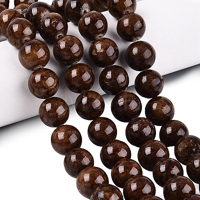 Natural Persian Jade Beads Strands G-A255-A02-06A-1