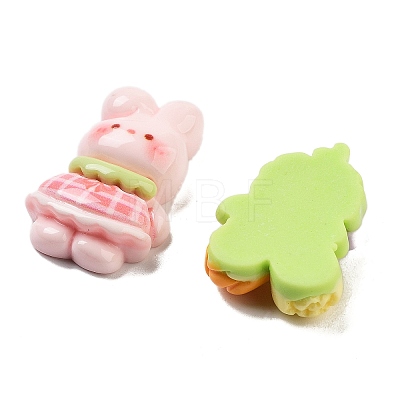 Cute Opaque Resin Decoden Cabochons RESI-S04-08-1