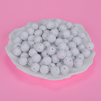 Round Silicone Focal Beads SI-JX0046A-64-1