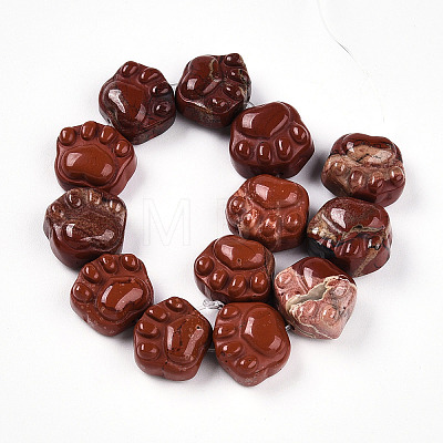 Natural Red Jasper Beads Strands G-M108-A12-01-1