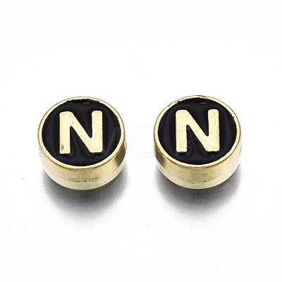 Alloy Enamel Beads ENAM-N052-006-02N-RS-1