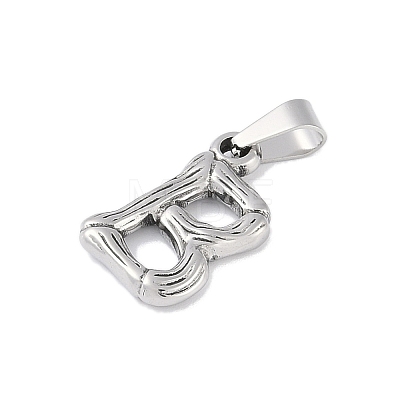 Non-Tarnish 304 Stainless Steel Pendants STAS-F235-01P-B-1