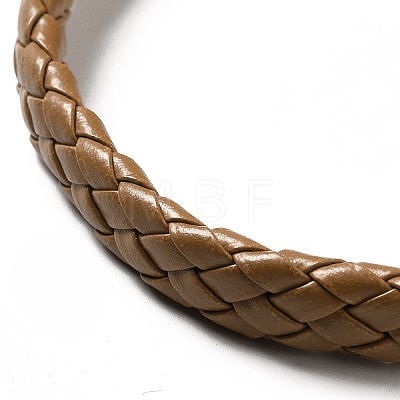 PU Imitation Leather Braided Cord Bracelets for Women BJEW-M290-01I-1