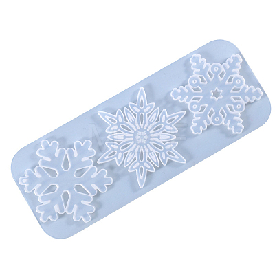 Winter Themed Snowflake Food Grade Fondant Silicone Molds WINT-PW0001-075-1