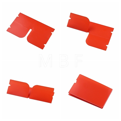 Portable Foldable Plastic Mouth Cover Storage Clip Organizer AJEW-E034-71D-1