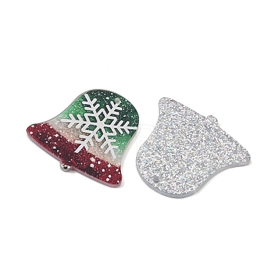 Christmas Themes Opaque Printed Acrylic Pendants LS-OACR-B037-05-1