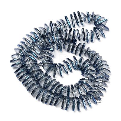 Electroplate Glass Beads Strands GLAA-K061-04A-FR03-1