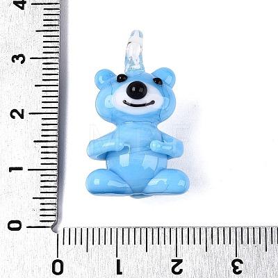 Handmade Lampwork Pendants LAMP-N034-24C-1