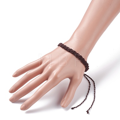 Nylon Thread Braided Cord Bracelet BJEW-JB07412-04-1