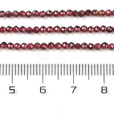 Natural Garnet Beads Strands G-F619-17A-2mm-1