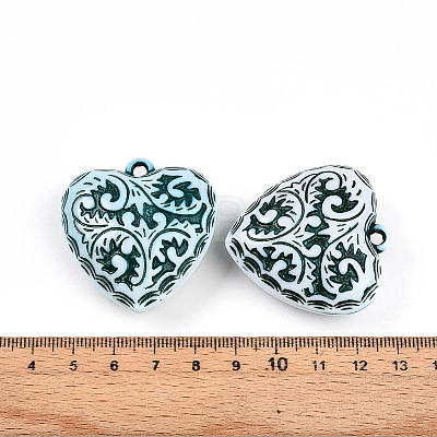 Opaque Acrylic Pendants SACR-T017-15E-1