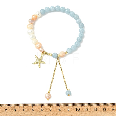304 Stainless Steel Charm Bracelets BJEW-JB13982-02-1