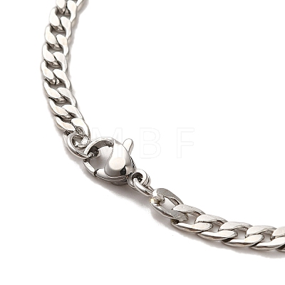 Maple Leaf 304 Stainless Steel Enamel Pendant Necklaces NJEW-D066-02P-1