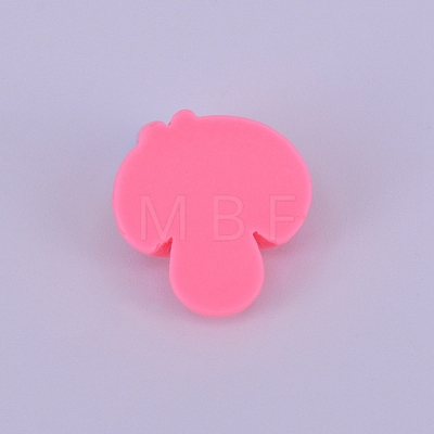 Opaque Frosted Resin Cabochon RESI-WH0009-15-1