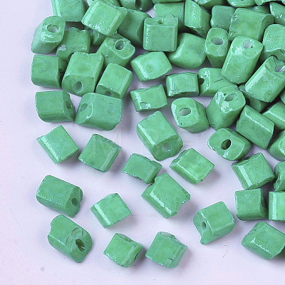 6/0 Baking Paint Glass Seed Beads SEED-S034-A05-1