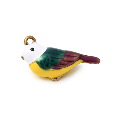 304 Stainless Steel Enamel Pendants STAS-G386-02G-01-1