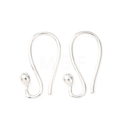 Brass Earring Hooks KK-G604-04S-1