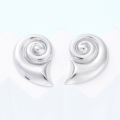 304 Stainless Steel Stud Earrings for Women EJEW-K306-06P-1