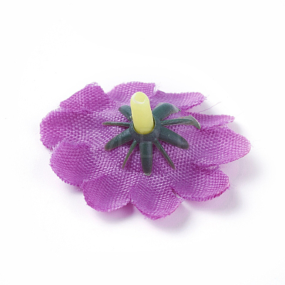 Handmade Silk Cloth Sunflower DIY-WH0134-A18-1