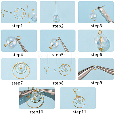 SUNNYCLUE DIY Dangle Earring Making DIY-SC0009-80-1