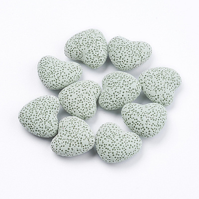Unwaxed Natural Lava Rock Beads G-I190-A-1