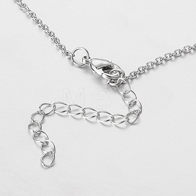 Trendy Alloy Heart Lariat Necklaces NJEW-JN01057-01-1