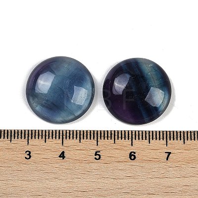 Natural Colorful Fluorite Cabochons G-I370-06C-1