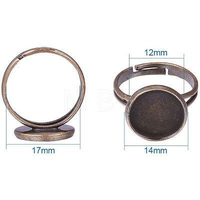 Brass Ring Shanks KK-PH0034-57-1