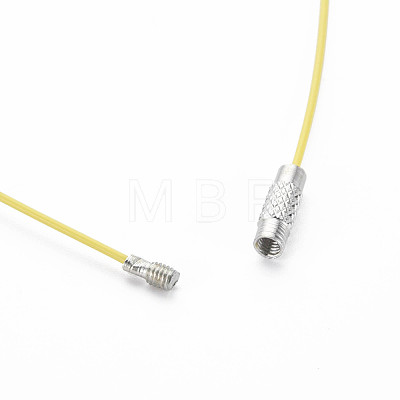 Stainless Steel Wire Necklace Cord DIY Jewelry Making TWIR-R003-02-1