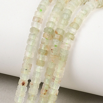 Natural Green Rutilated Quartz Beads Strands G-G345-C03-2x4mm-1