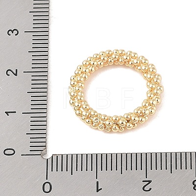 Brass Closed Jump Rings KK-S369-02G-03-1