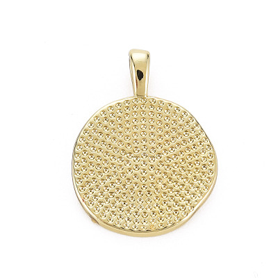 Brass Enamel Pendants KK-Q283-057K-NR-1