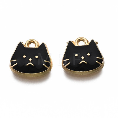 Alloy Enamel Charms ENAM-T011-95B-NR-1